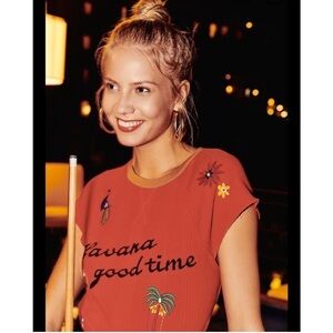 Free People Mermaid and Stars Tee